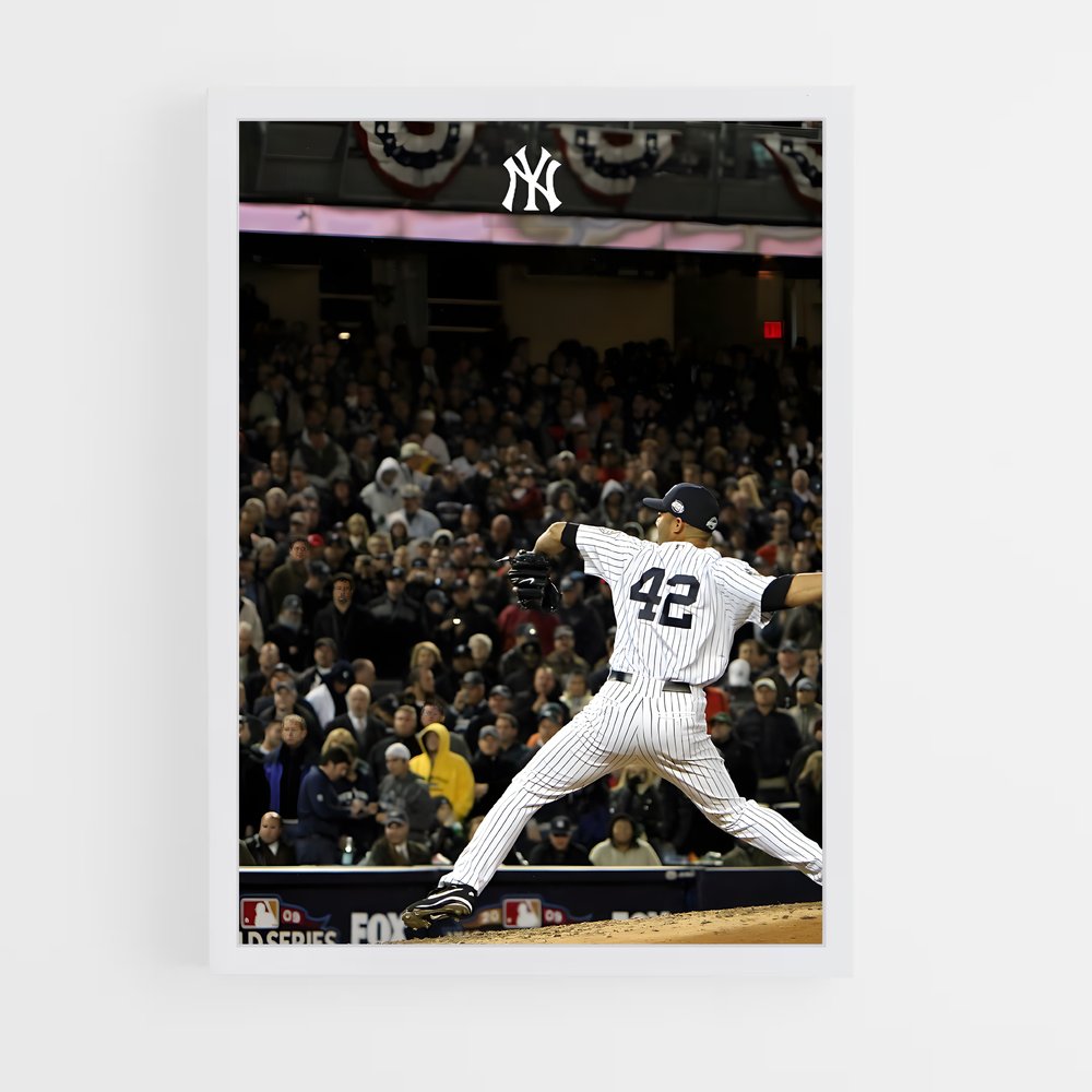 Poster Mariano Rivera – affiche Baseball (vue 3)